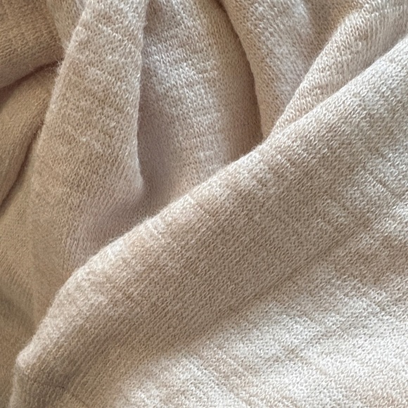 Banana republic Light Beige (tan cream mix) Open Front Cardigan womens size XL - Picture 5 of 5